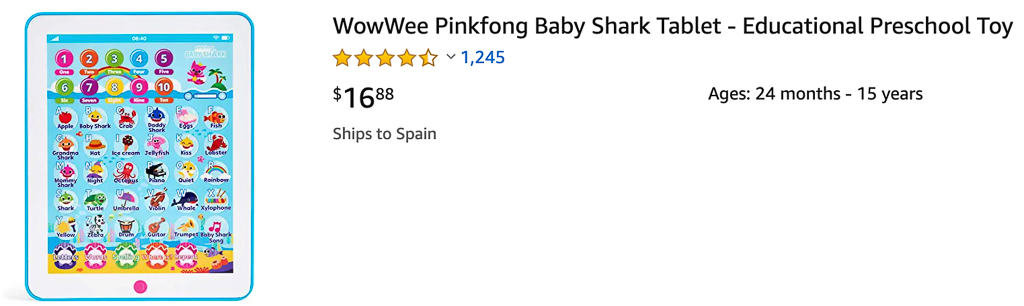 LEARNING TABLET AMAZON