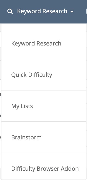 keyword research module