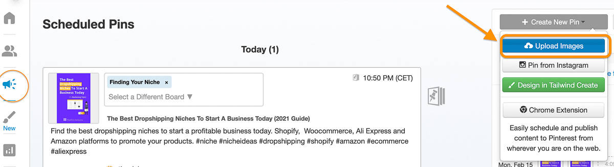 upload an image in tailwind