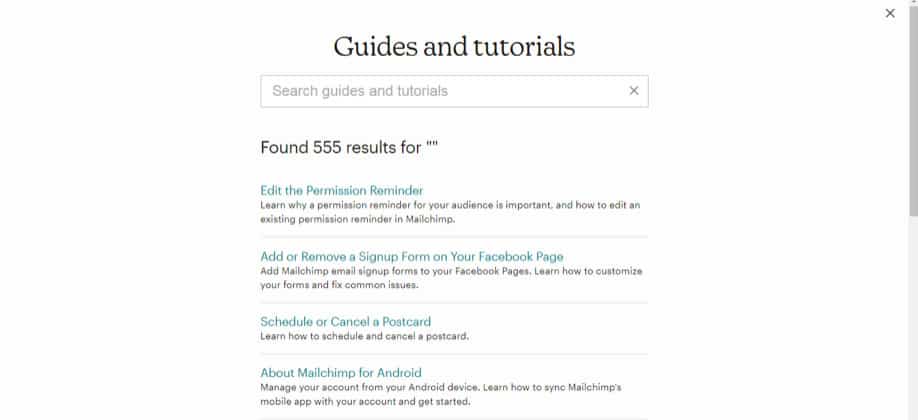 mailchimp guides