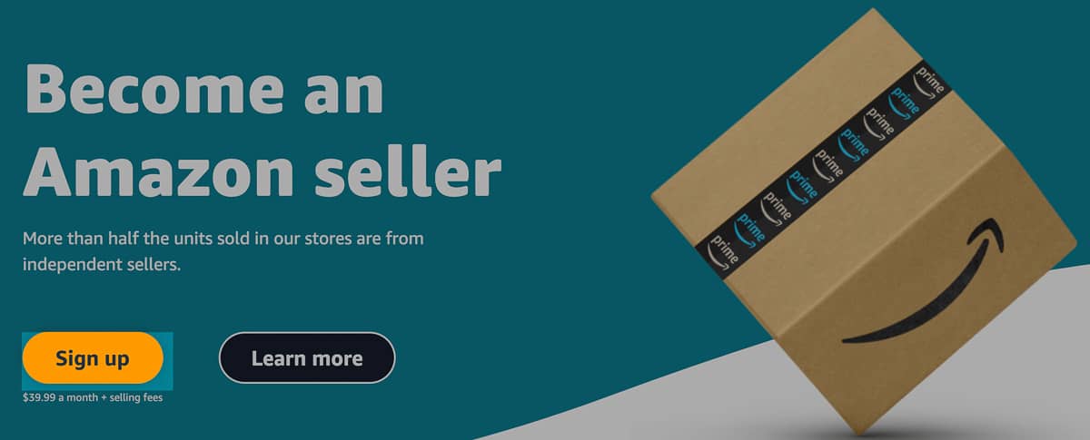 amazon seller sign up