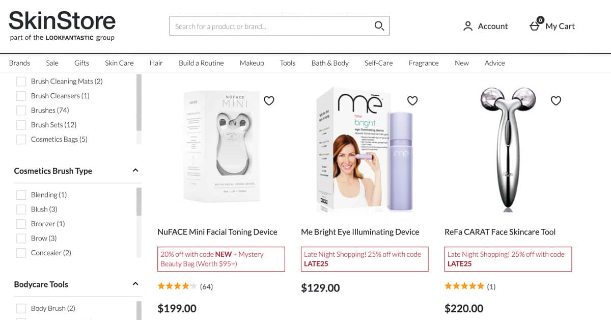beauty devices website
