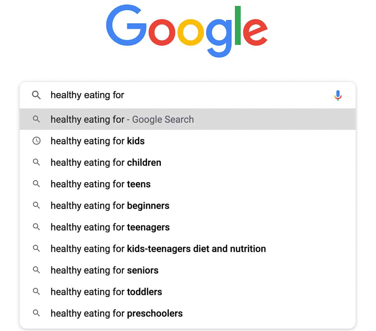 google suggest autocomplete