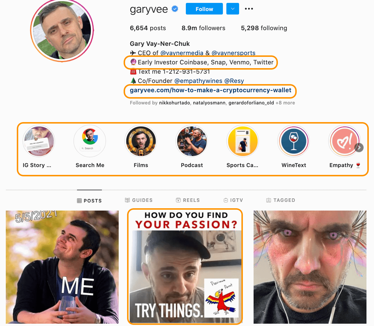 business instagram account