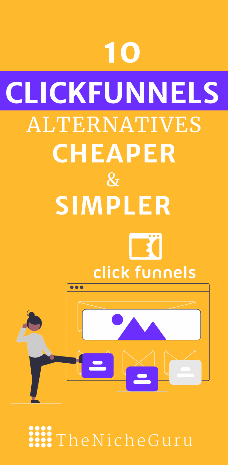 Top 10 alternatives. to Clickfunnesl for cheaper prices and also simple automation for beginners. Convert your website into an automatic machine of making money with these Clickfunnels alternatives and increase your email marketing benefits from today. #clickfunnels #EmailMarketing #SalesFunnels