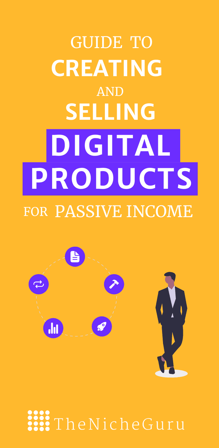 Practical guide to learn step by step how to create and sell digital products for passive income even if you don't have a website. #DigitalProducts #DigitalMarketing #PassiveIncomeTips