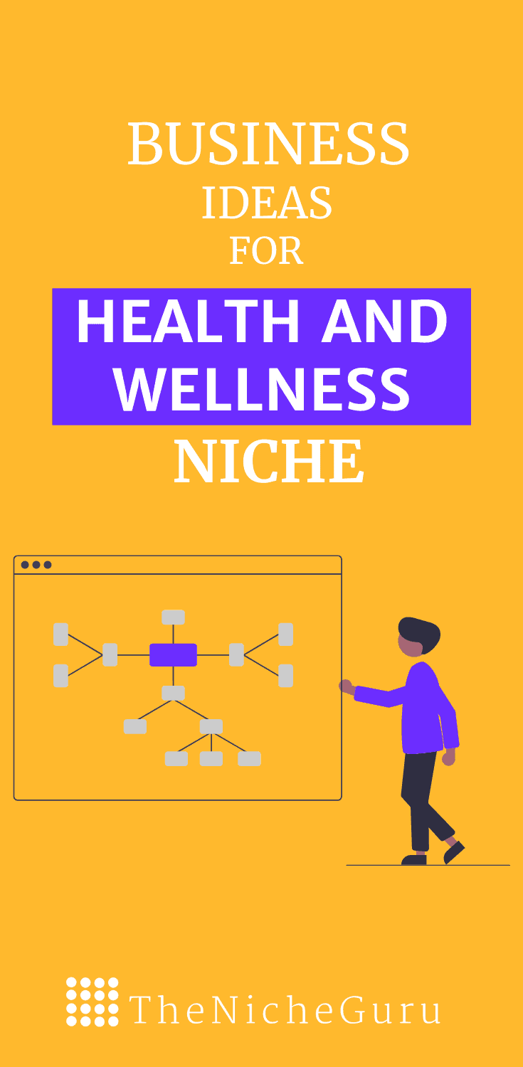 The best business ideas in the health and wellness niches to make money online with less competition. Learn how to choose the best niche, niche trends, how to make money with this niche and more. #healthandwellness #NicheIdeas #NicheReport
