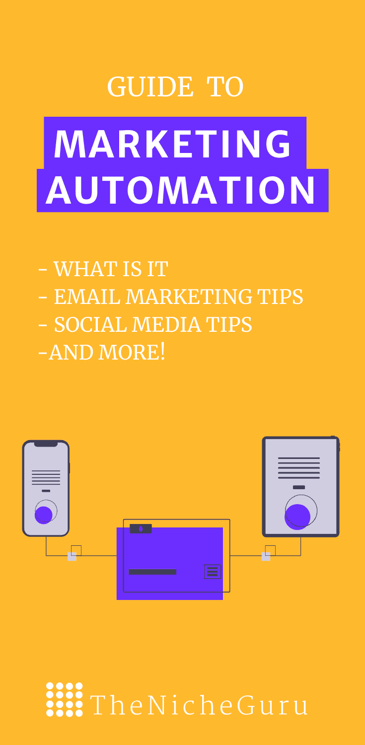 Complete guide to marketing automation including how to start with marketing automation in ecommerce, email marketing automation tips, and other strategies to successfully promote your goods. #MarketingAutomation #EcommerceTips #OnlineMarketing #AutomationEcommerce