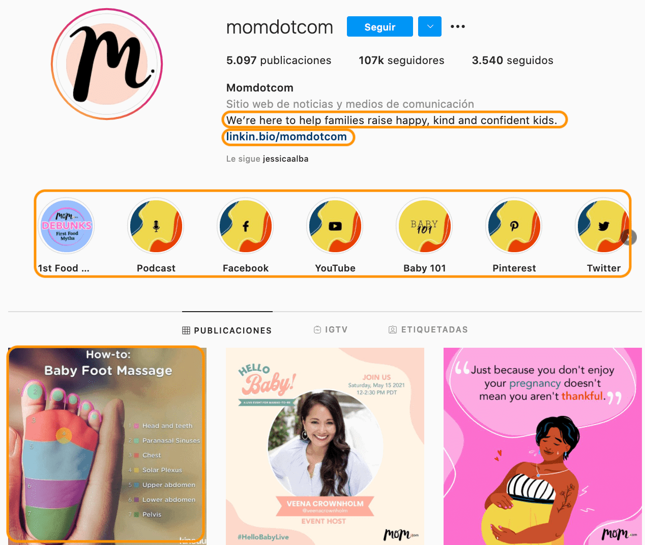 parenting instagram account