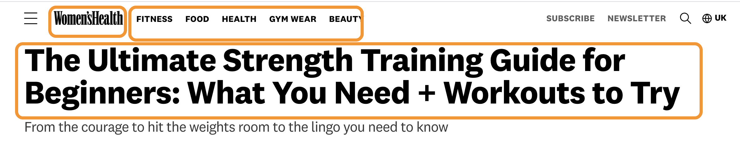 website page analysis