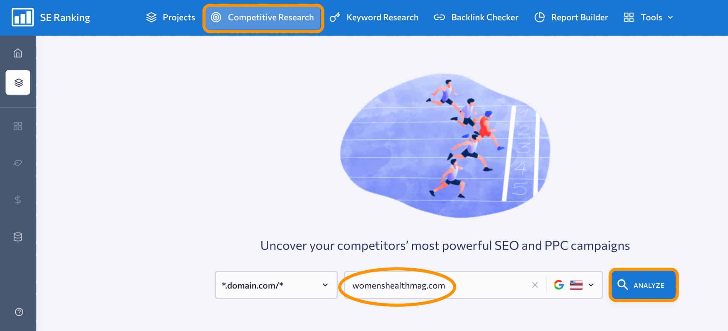se ranking competitive research module