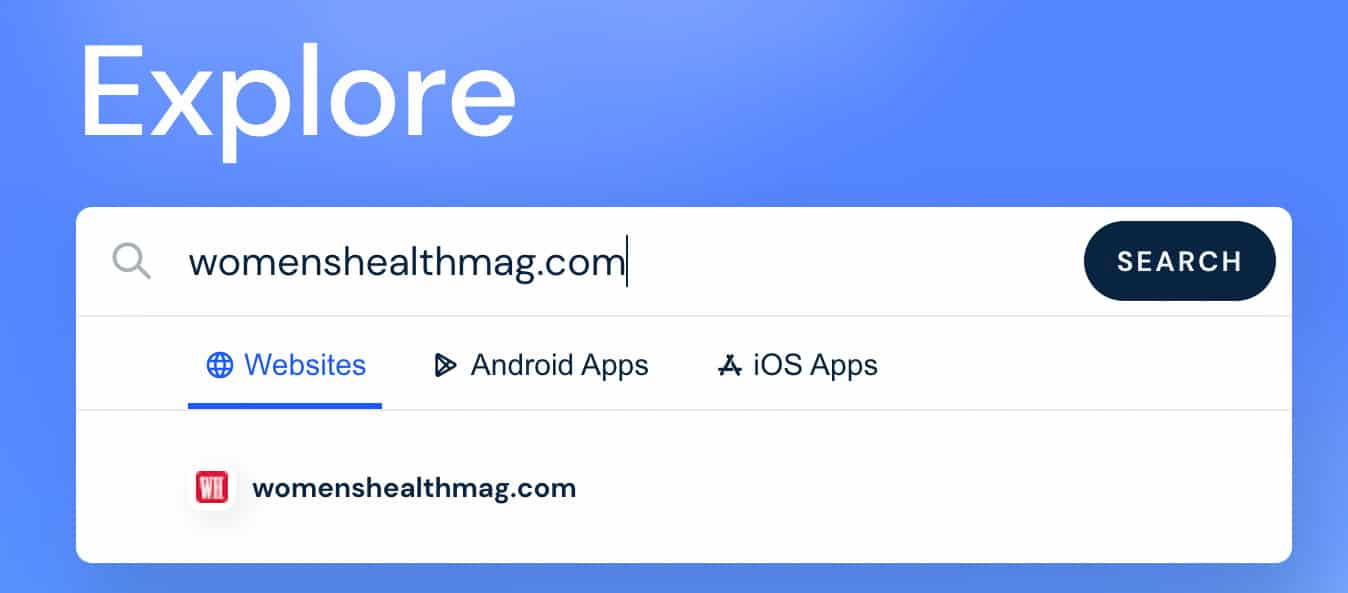 similar web homepage