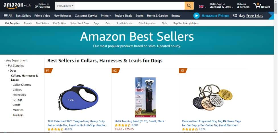 amazon best selling categories