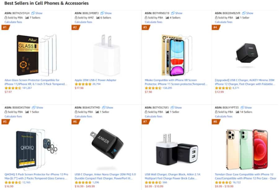 cell phones and accesories