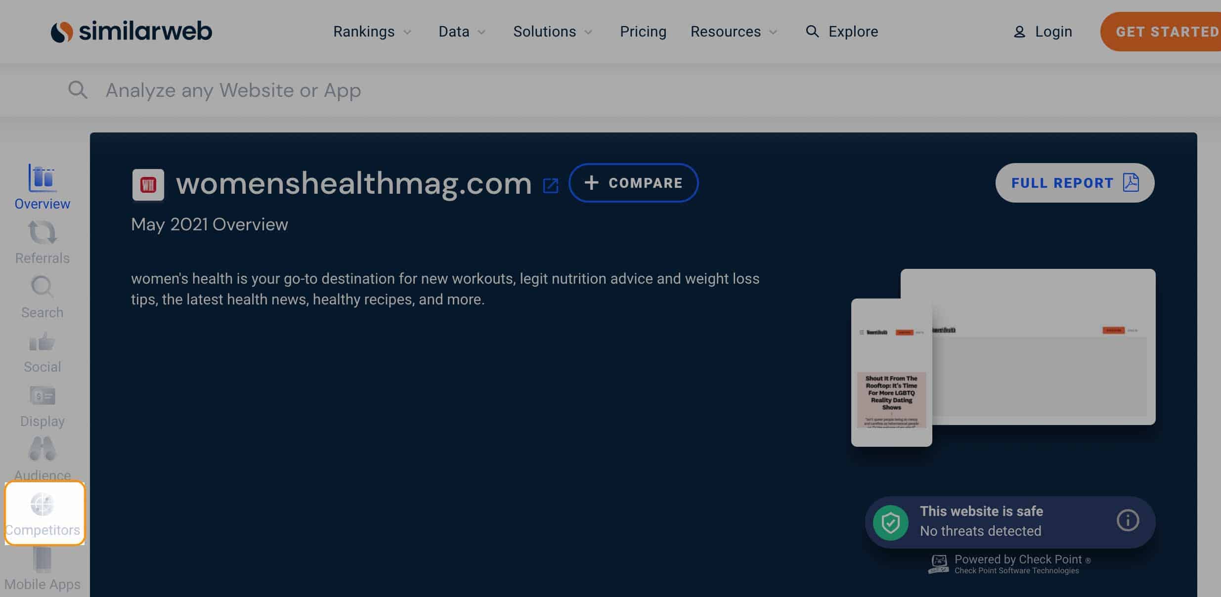 similarweb competitors
