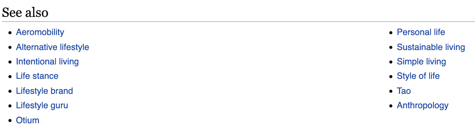 lifestyle niche ideas.