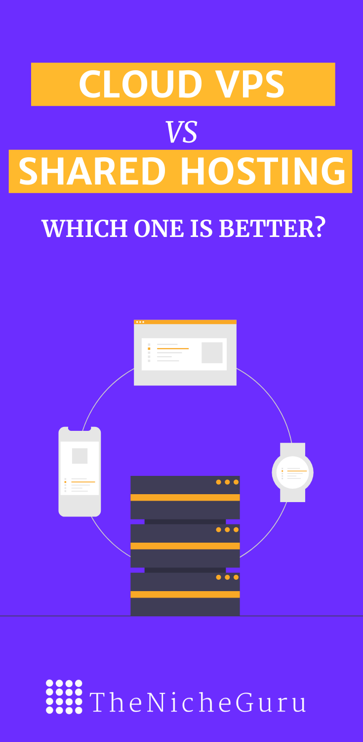 cloud vps vs shared hosting pin