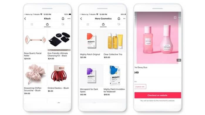 products on tiktok