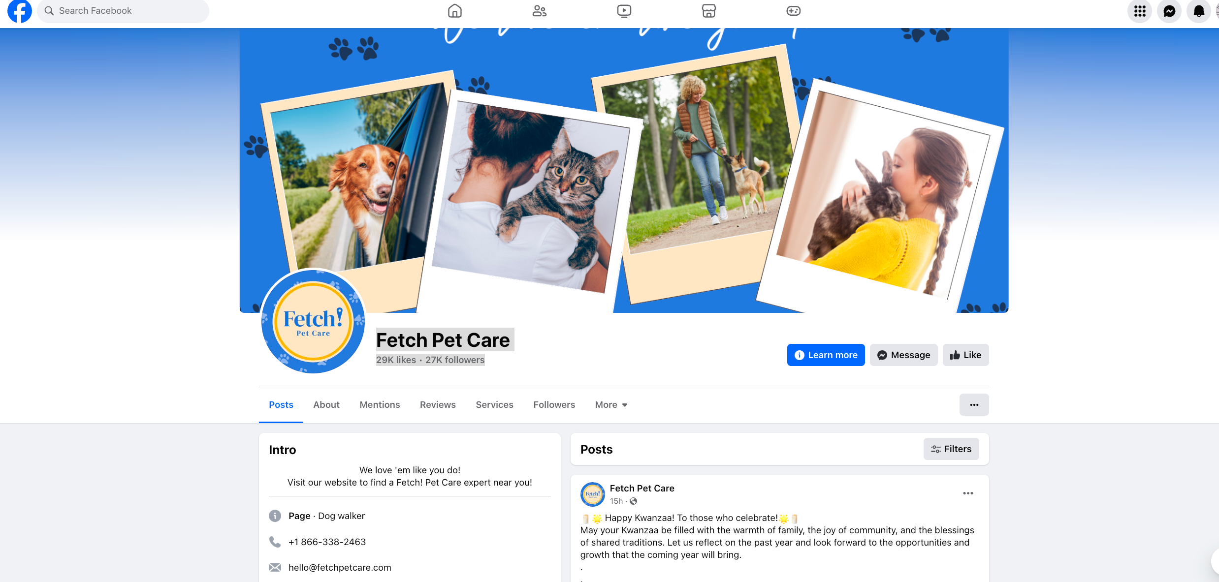 Fetch Pet Care
