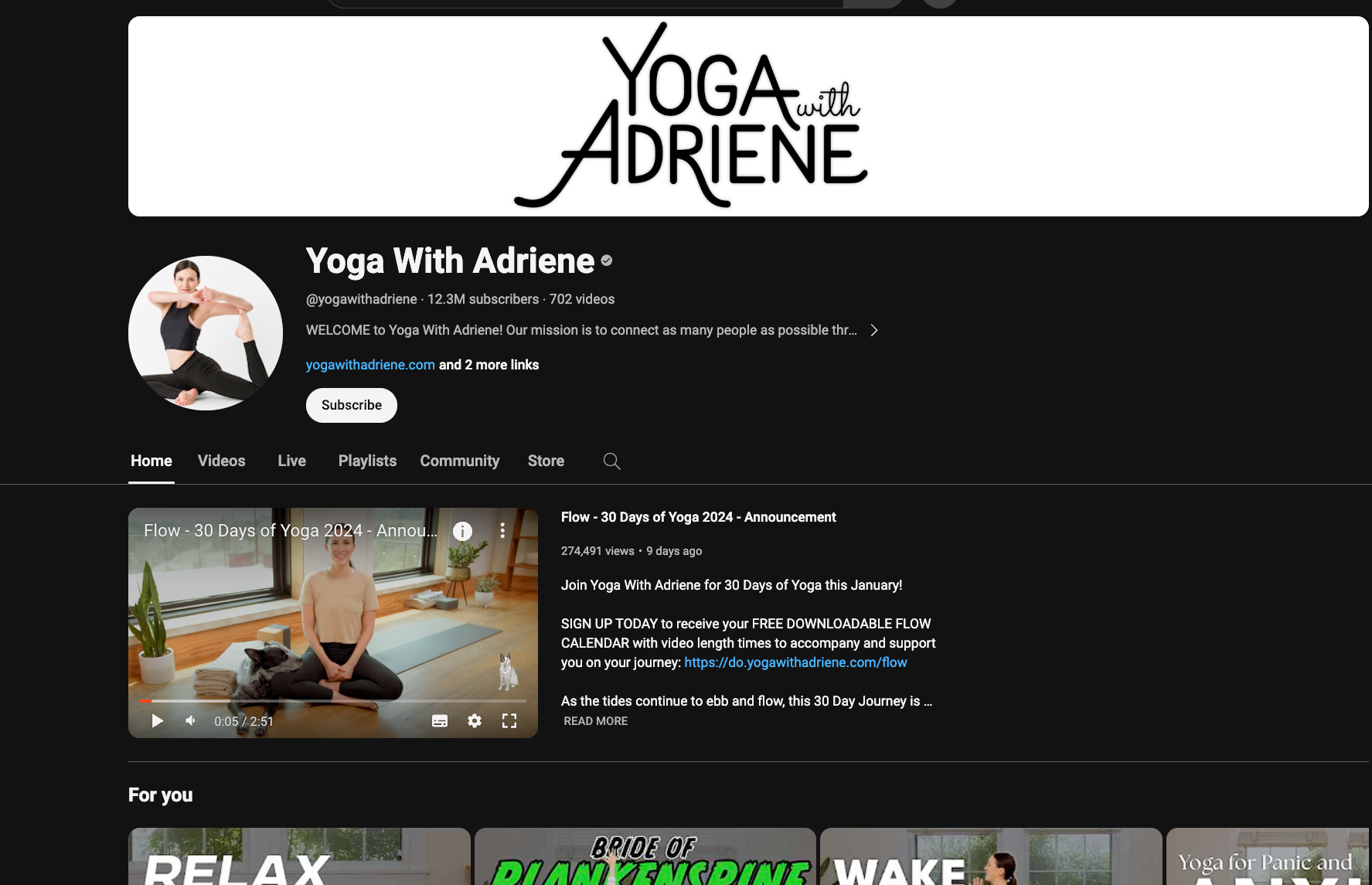 YogaWithAdriene